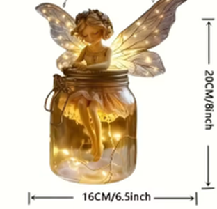 Acrylic Suncatcher - Jar Fairy