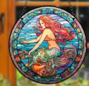 Acrylic Suncatcher - Mermaid