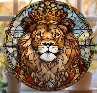 Acrylic Suncatcher - King Lion