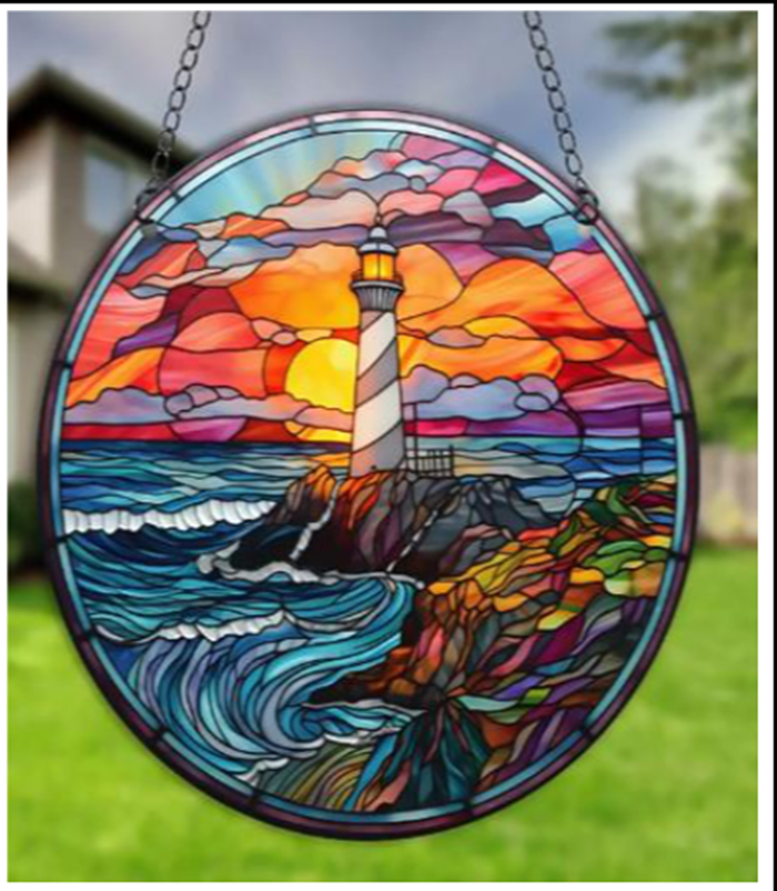 Acrylic Suncatcher - Lighthouse