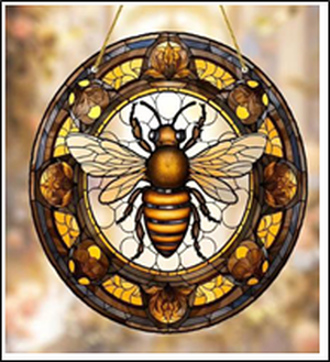 Acrylic Suncatcher - Bee
