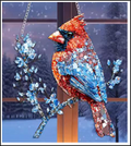 Acrylic Suncatcher - Cardinal