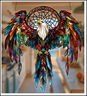 Acrylic Suncatcher - Eagle